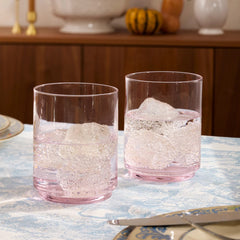 Tuscany Classics Stackable Tall Glasses, Set Of 4, Blush