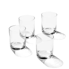 5 O'Clock Double Old Fashion Glasses, Set of 4
