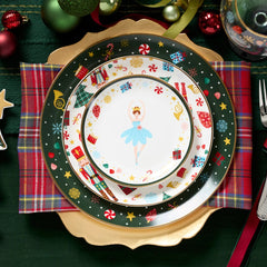 Nutcracker Ballet Accent Plates - Set of 4
