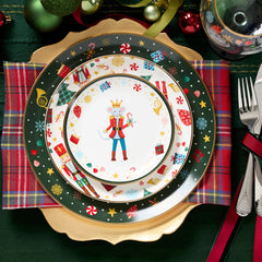 Nutcracker Ballet Tidbit Plates - Set of 4
