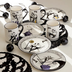 Nightmare Before Christmas Mugs, Set Of 4