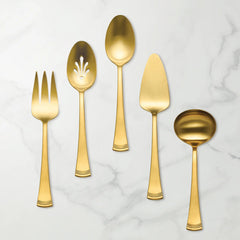 Portola Satin Gold 5-Piece Hostess Set