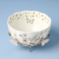Butterfly Meadow 25th Anniversary Bowl With Stand