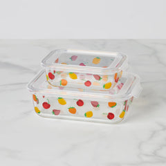 Tutti Fruity 4-Piece Serve & Store Dish Set