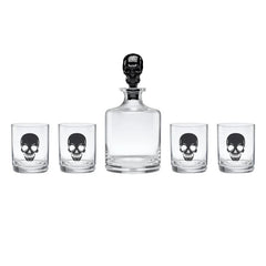Vintro Halloween Skeleton 5-Piece Whiskey Set