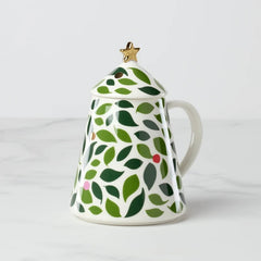 Evergreen Figural Tree Lidded Mug
