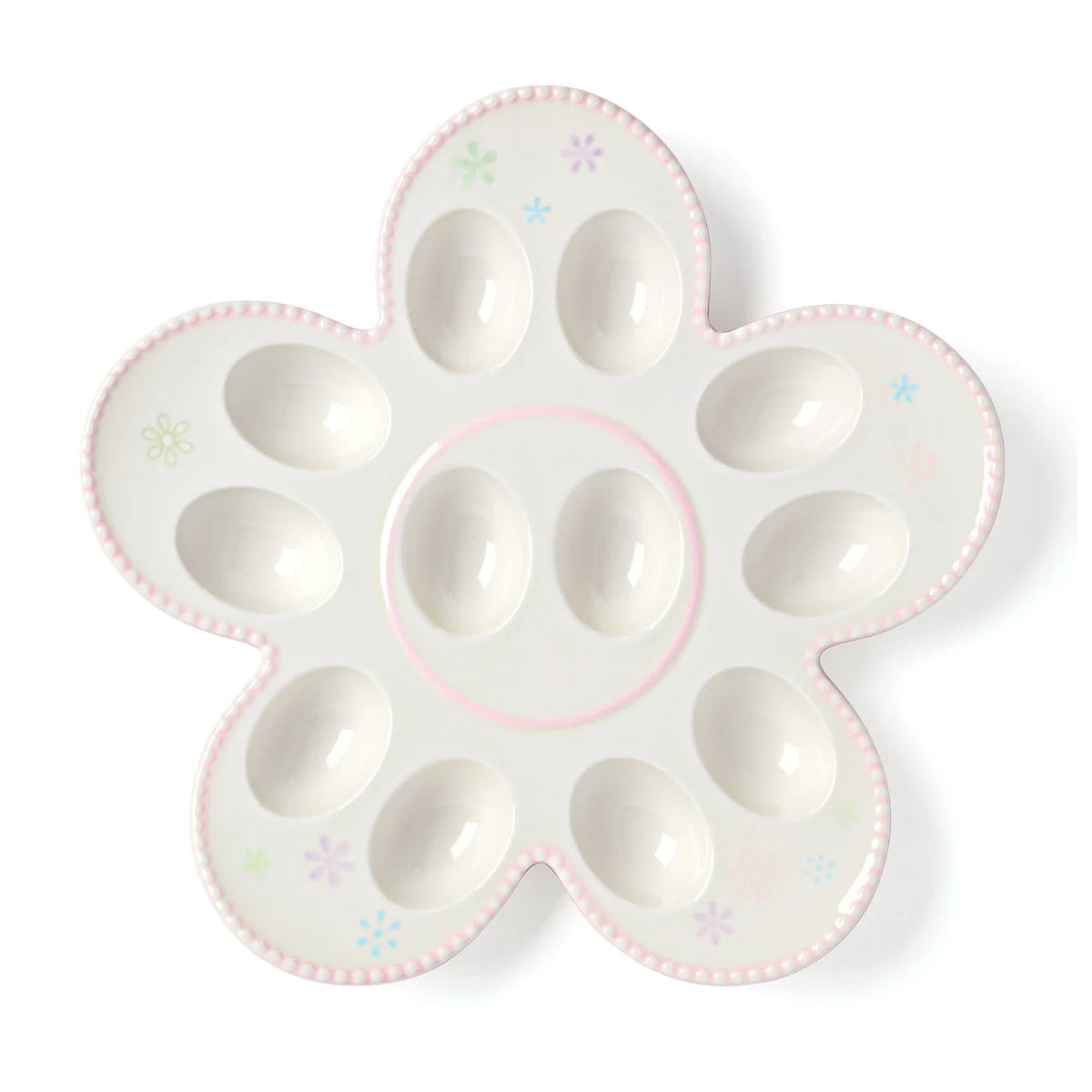 Bunny Hop Easter Egg Platter