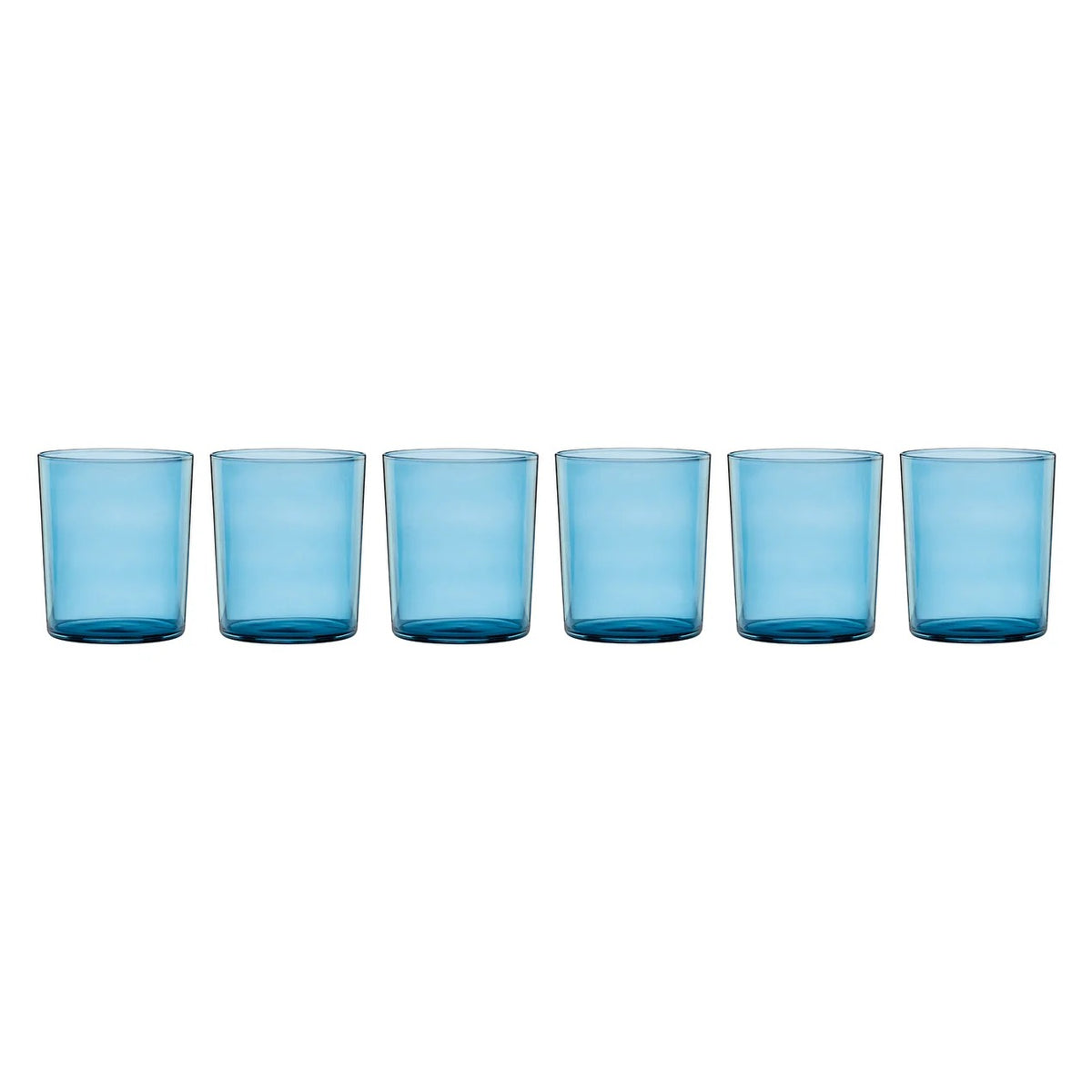 Bunny Hop Stackable Blue Tall Glasses, Set of 6