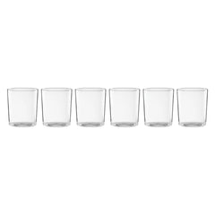 Bunny Hop Stackable Clear Tall Glasses, Set of 6