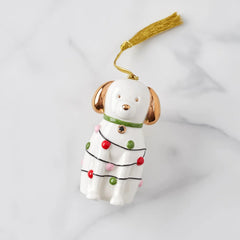Be Jolly Dog Ornament