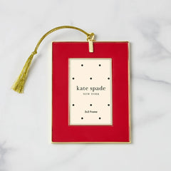 Be Jolly Mini Frame Ornament - Red