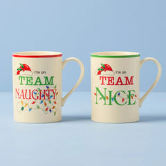 Naughty & Nice Mug Set/2