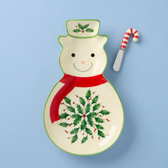 Holiday Tray With Spreader