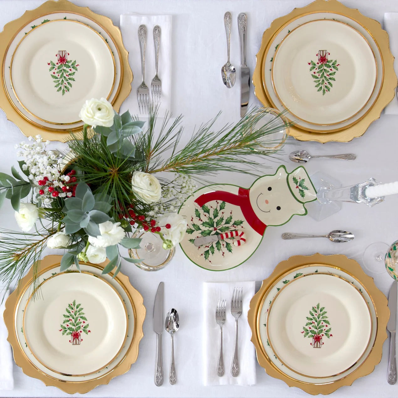 Holiday Tray With Spreader