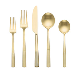 Modulus Satin Champagne 20-Piece Flatware Set