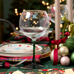 Nutcracker Ballet Balloon Wine Glasses, Set Of 4