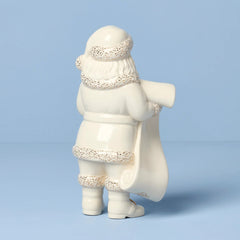 2025 African American Santa With List Figurine