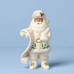 2025 African American Santa With List Figurine