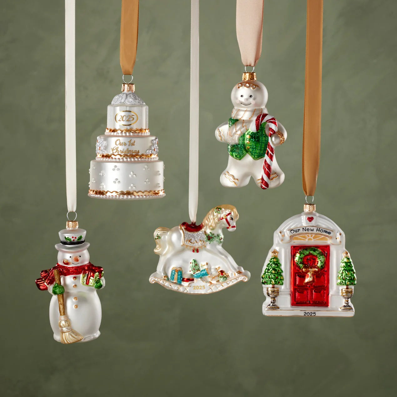 2025 Blown Glass Baby's 1st Rocking Horse Ornament