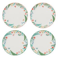 First Blooms Accent Plates, Set of 4