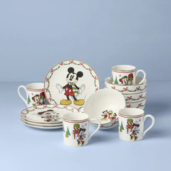 Disney Holiday 12-Piece Dessert Set