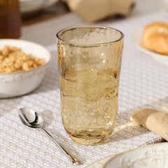 Homespun Amber Tall Tumbler Set of 4