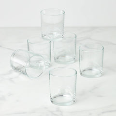 24 Seven Clear Medium Tumblers, Set of 6