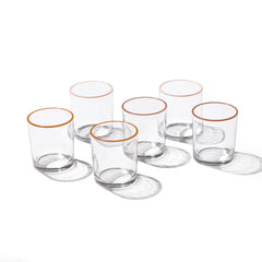 24 Seven Sunbaked 6-Piece Medium Tumbler Set