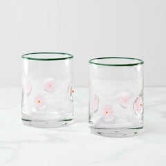 24 Seven Flower Tumbler, Set of 2