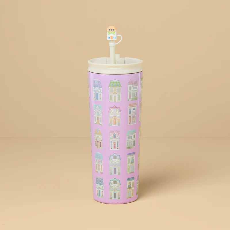 Lenox Spice Village 24oz Insulated Tumbler with Straw