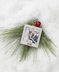 2026 Silverplate Frame Charm Ornament