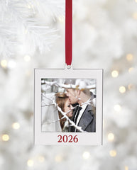 2026 Silverplate Frame Charm Ornament
