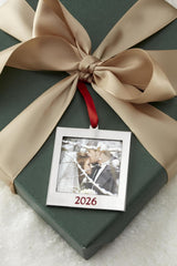 2026 Silverplate Frame Charm Ornament