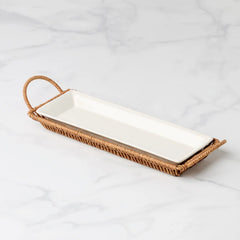 Willow & White, Hors D'Oeuvres Tray with Server