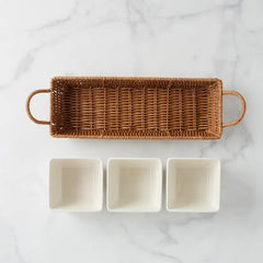 Willow & White, 4-Piece Serving Set