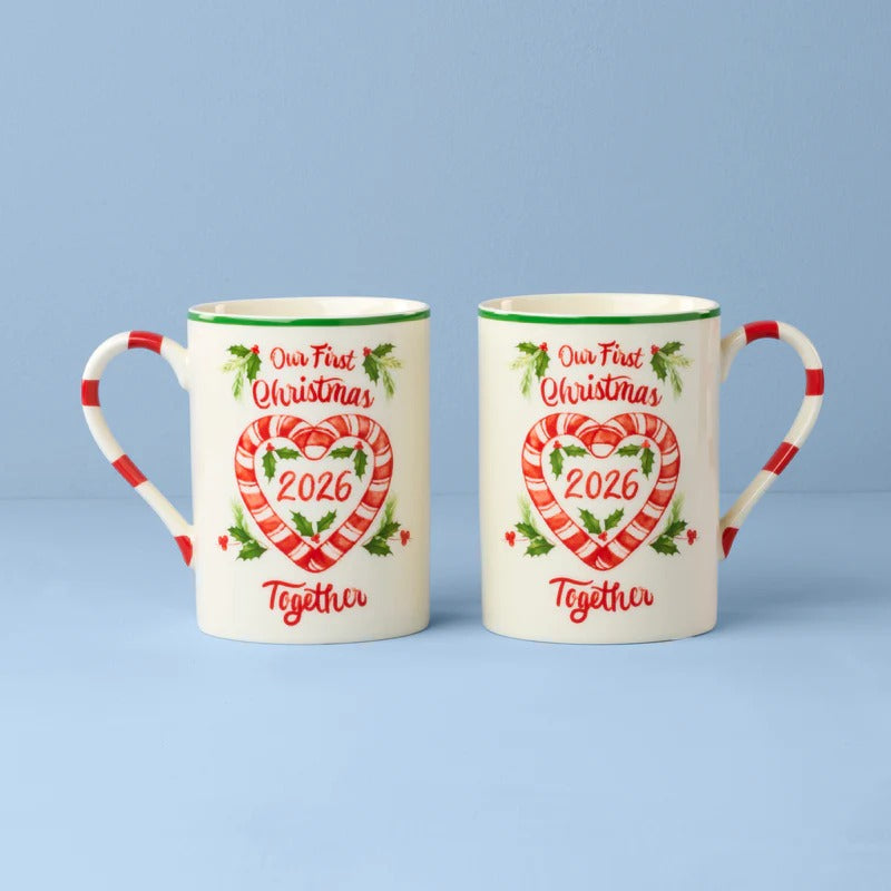 Holiday Our First Christmas Together 2-Piece Mug Set