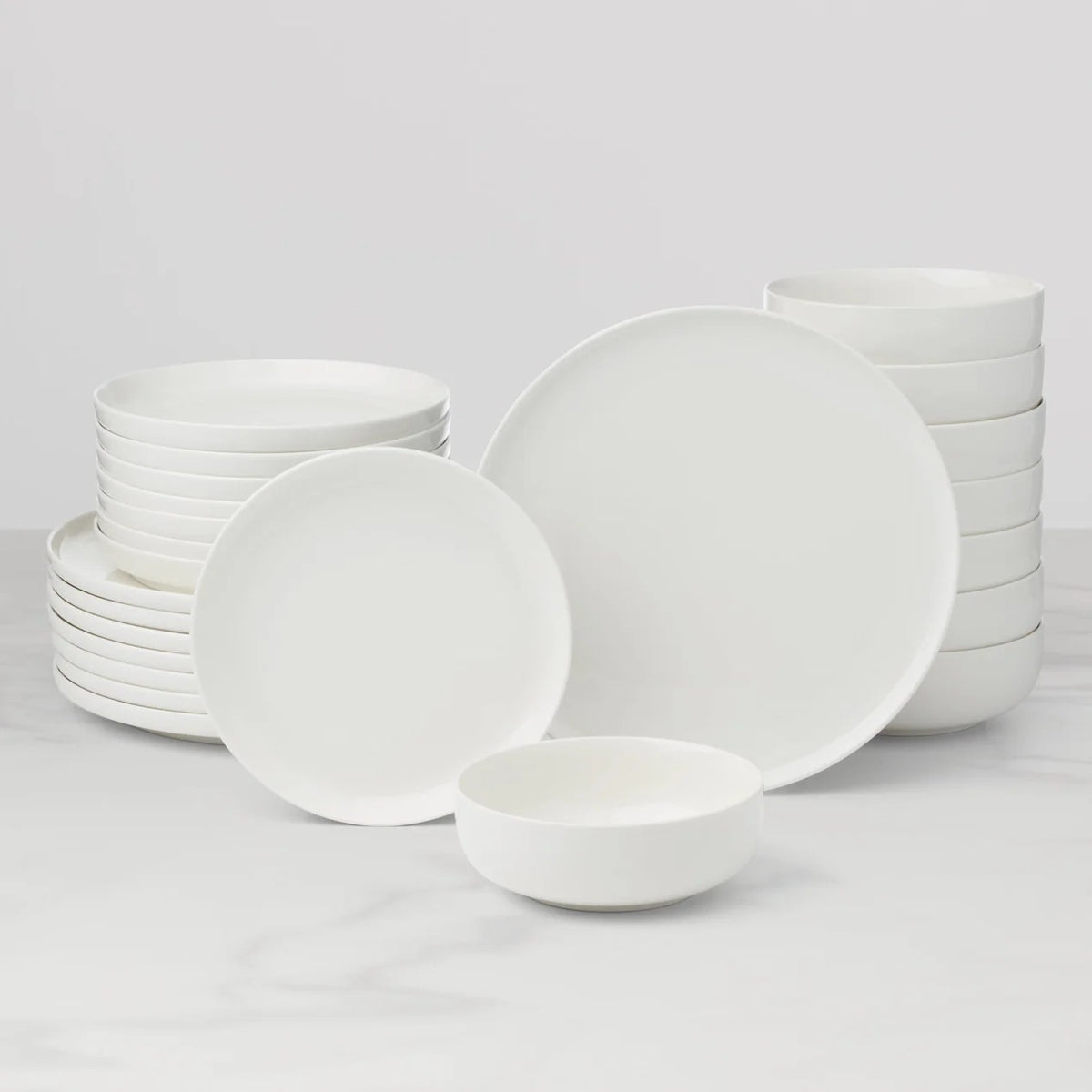 24 Seven White 24-Piece Dinnerware Set