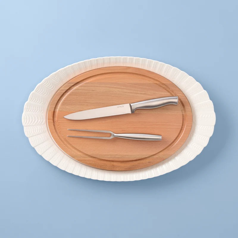 Harvest Turkey Platter and Carving Set of 4