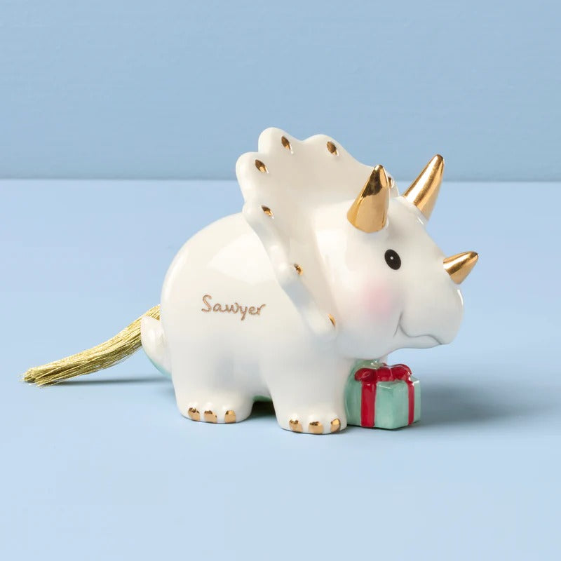 Triceratops Ornament