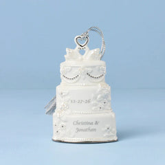Celebrate Love Wedding Cake Ornament