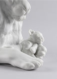 Lion With Cub Figurine