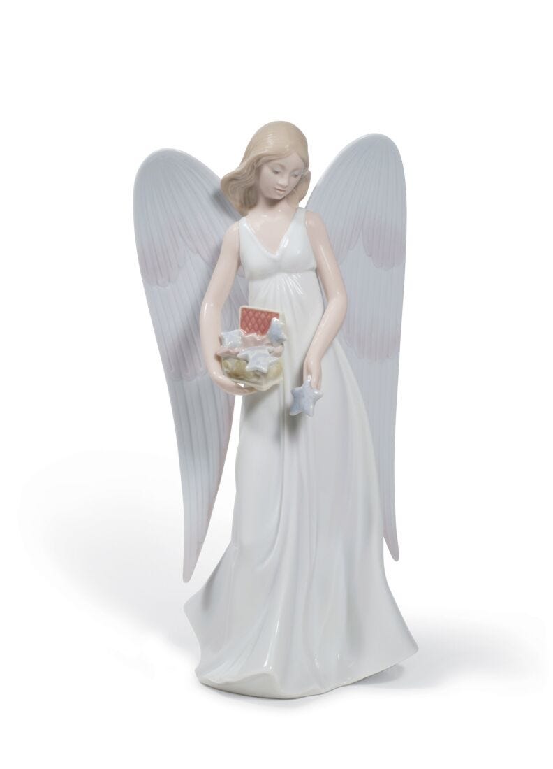 Angelic Stars Tree Topper Christmas Ornament