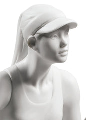 Lady Tennis Player Figurine