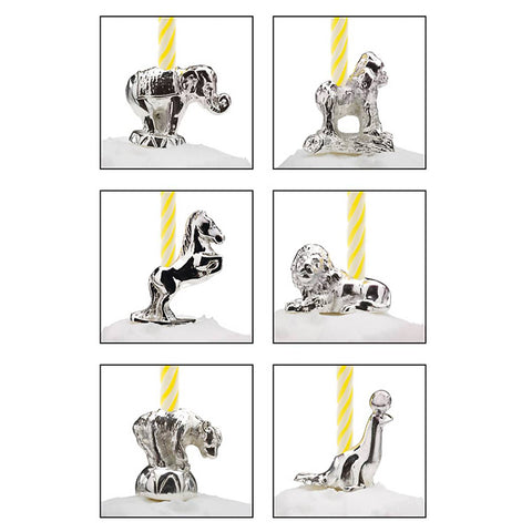 Let'S Celebrate 6-Piece Circus Animals Candle Set