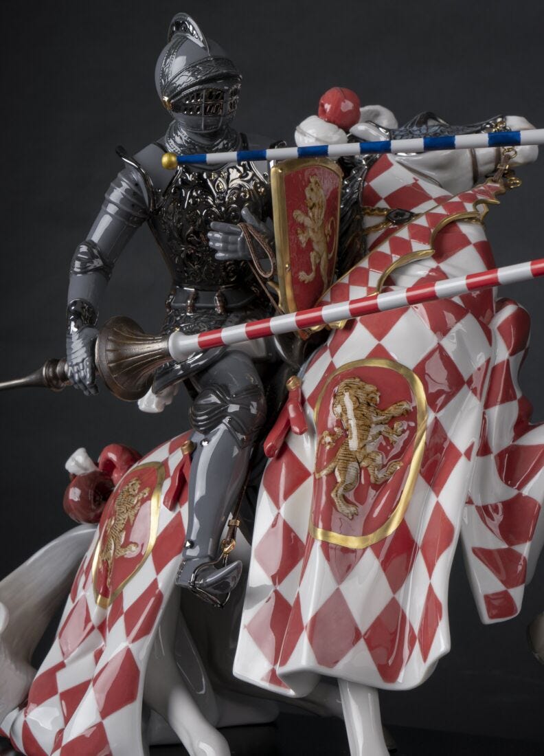 Medieval Tournament Sculpture. Limited Edition