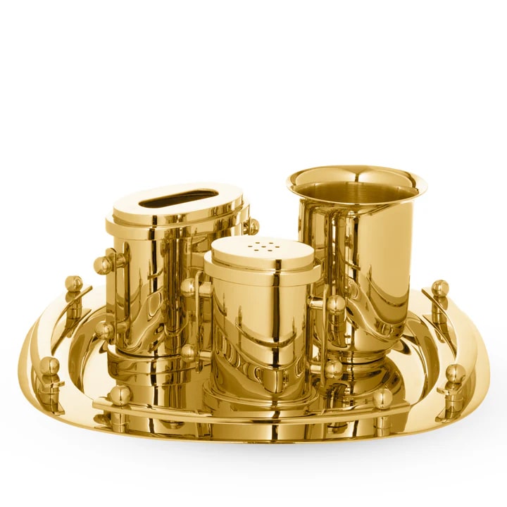 Suspension Gold Havdalah Set