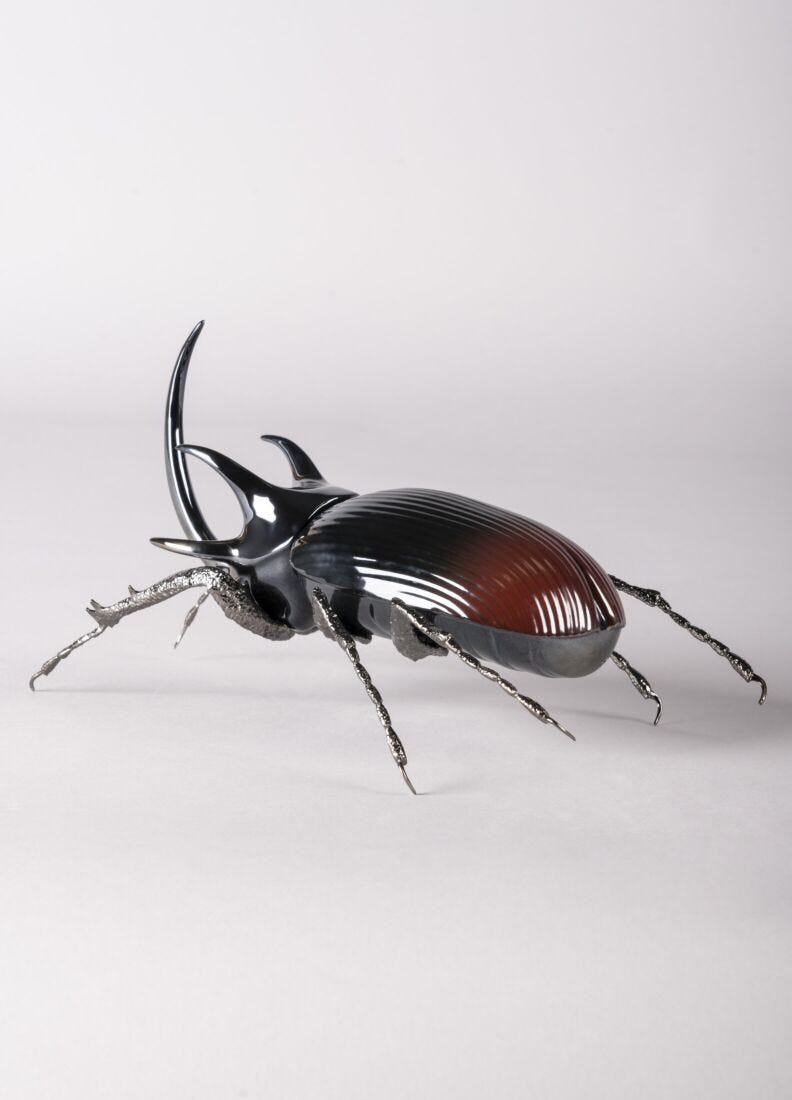 Rhinoceros Beetle Figurine