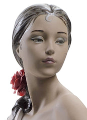 Nude With Shawl Woman Figurine
