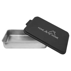 9x13 Aluminum Cake Pan with Black Lid