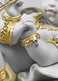 Krishna On Leaf Figurine